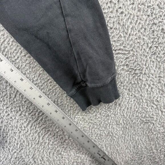 Gymshark Sweatpants Men's Small Black Cuffed Jogger Spellout Gym Faded Workout - Picture 4 of 12